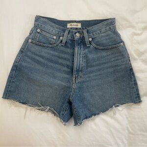 Madewell Mom Jean Denim Shorts